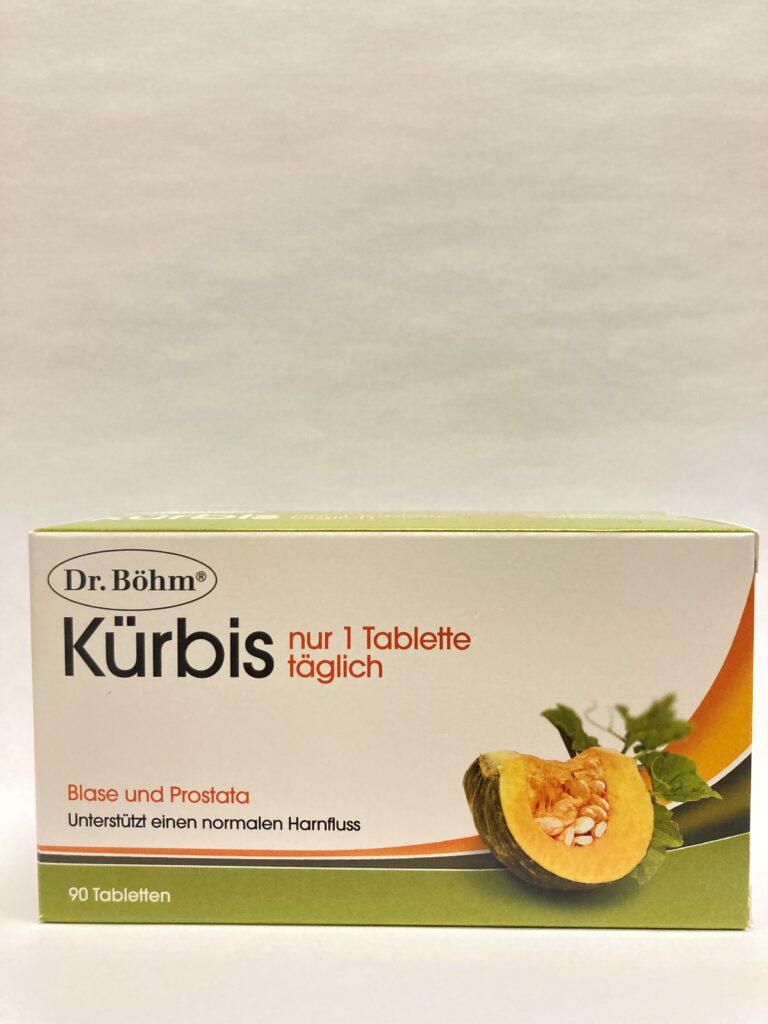 Dr Böhm Kürbis nur 1 Tablette täglich Apotheke und Drogerie zur